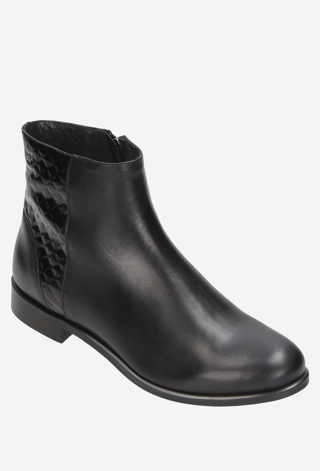 Czarne botki damskie 8587-71 Widok 2