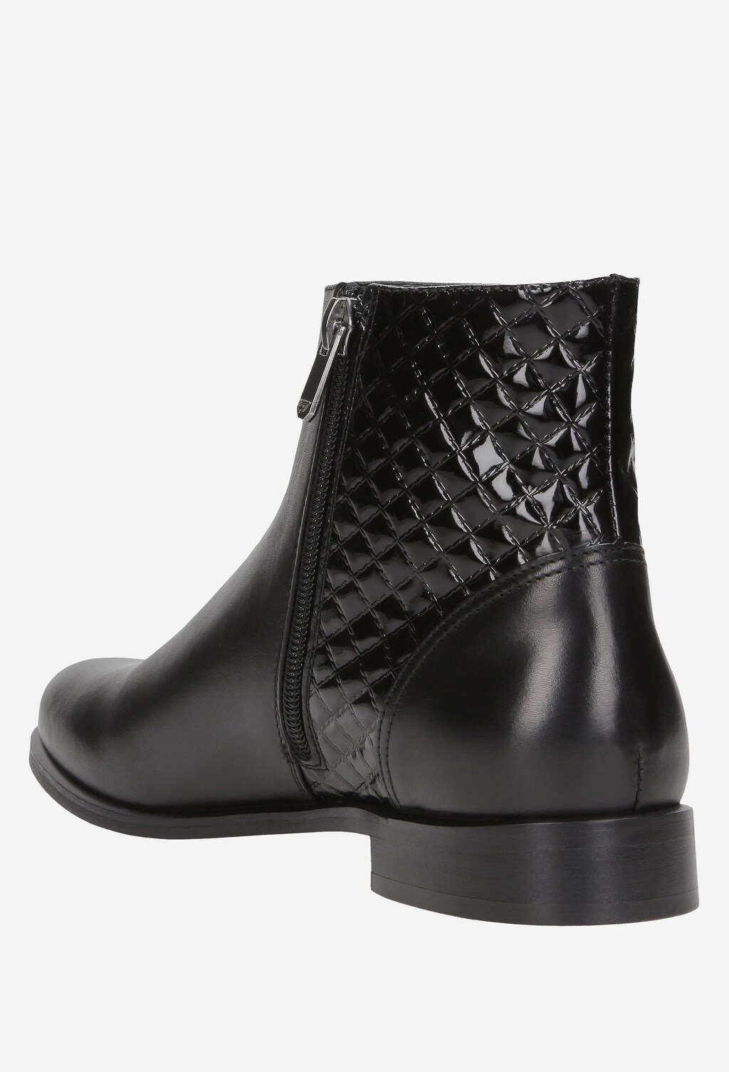 Czarne botki damskie 8587-71 Widok 3