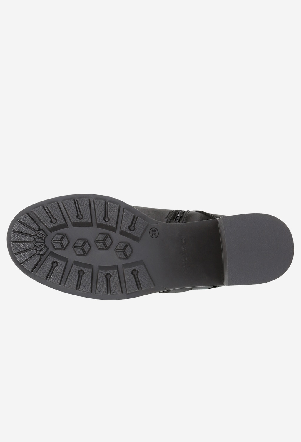 Czarne botki damskie 8596-51 Widok 6