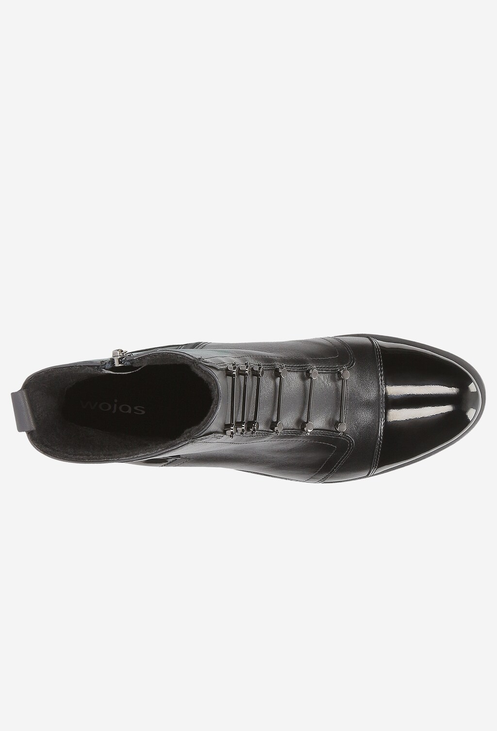 Czarne botki damskie 8623-71 Widok 5