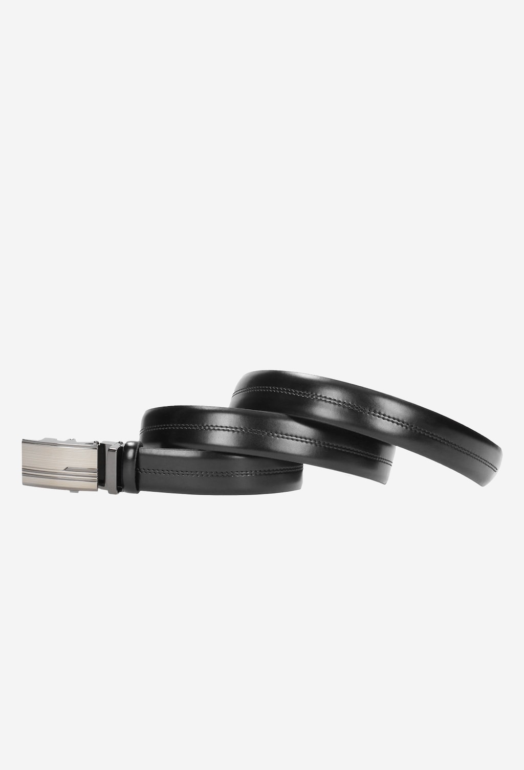 Czarny pasek męski 8966-51 Widok 2