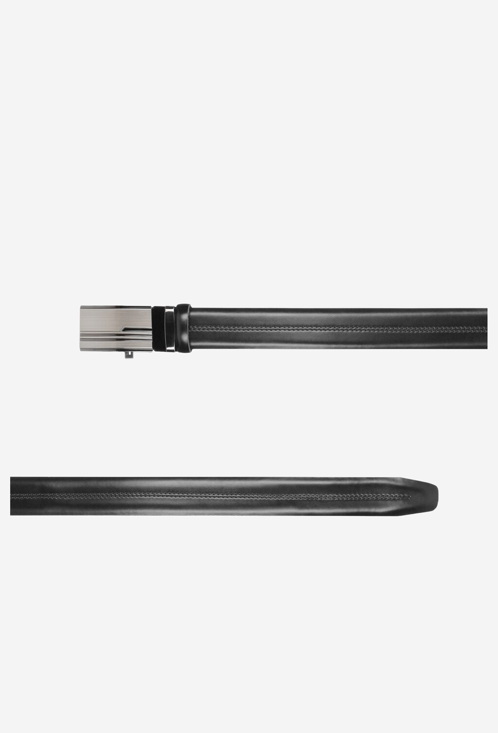 Czarny pasek męski 8966-51 Widok 4