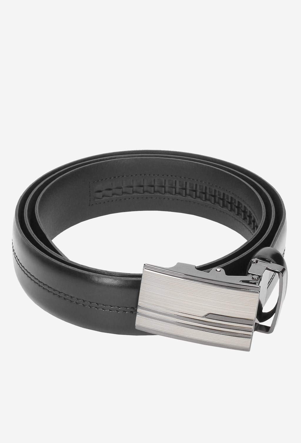 Czarny pasek męski 8966-51 Widok 5