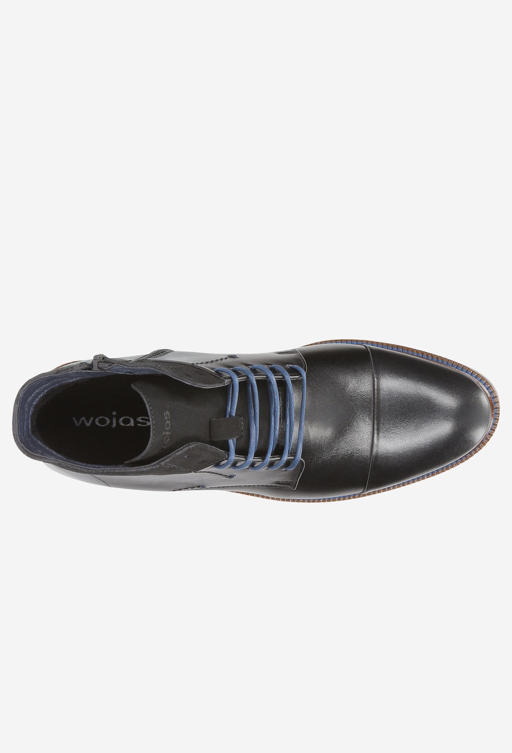 Pánske čižmy z kvalitnej lícovej kože a semišu 8221-71 Widok 5