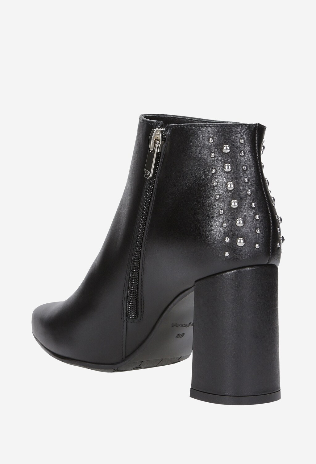 Czarne damskie botki 8599-51 Widok 4