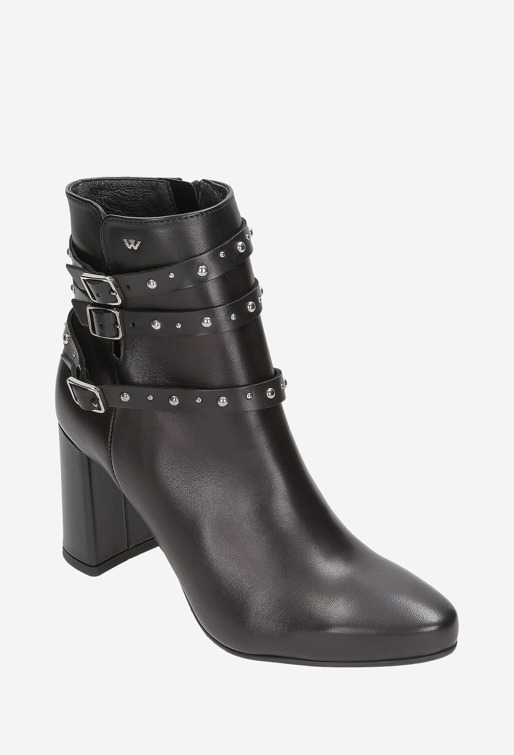 Czarne damskie botki 8602-51 Widok 3