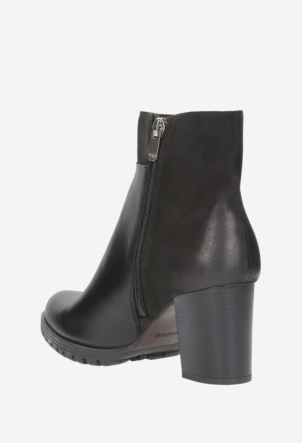 Czarne damskie botki 8621-71 Widok 4