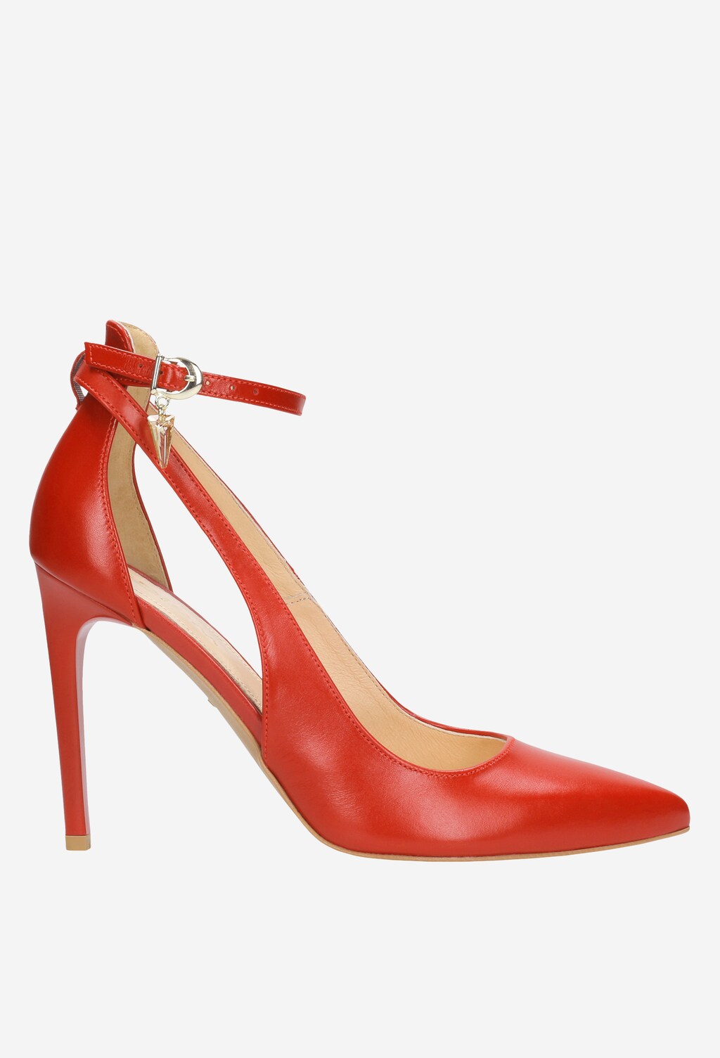 Czerwone czółenka damskie 8356-55 Widok 2