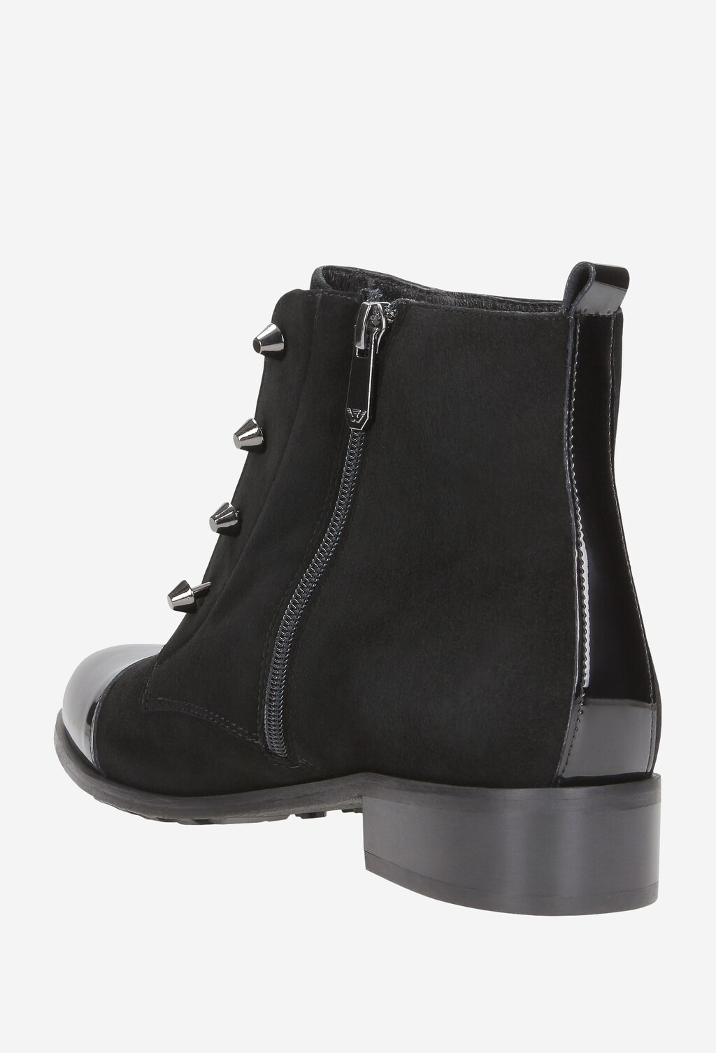 Czarne damskie botki 8624-71 Widok 4