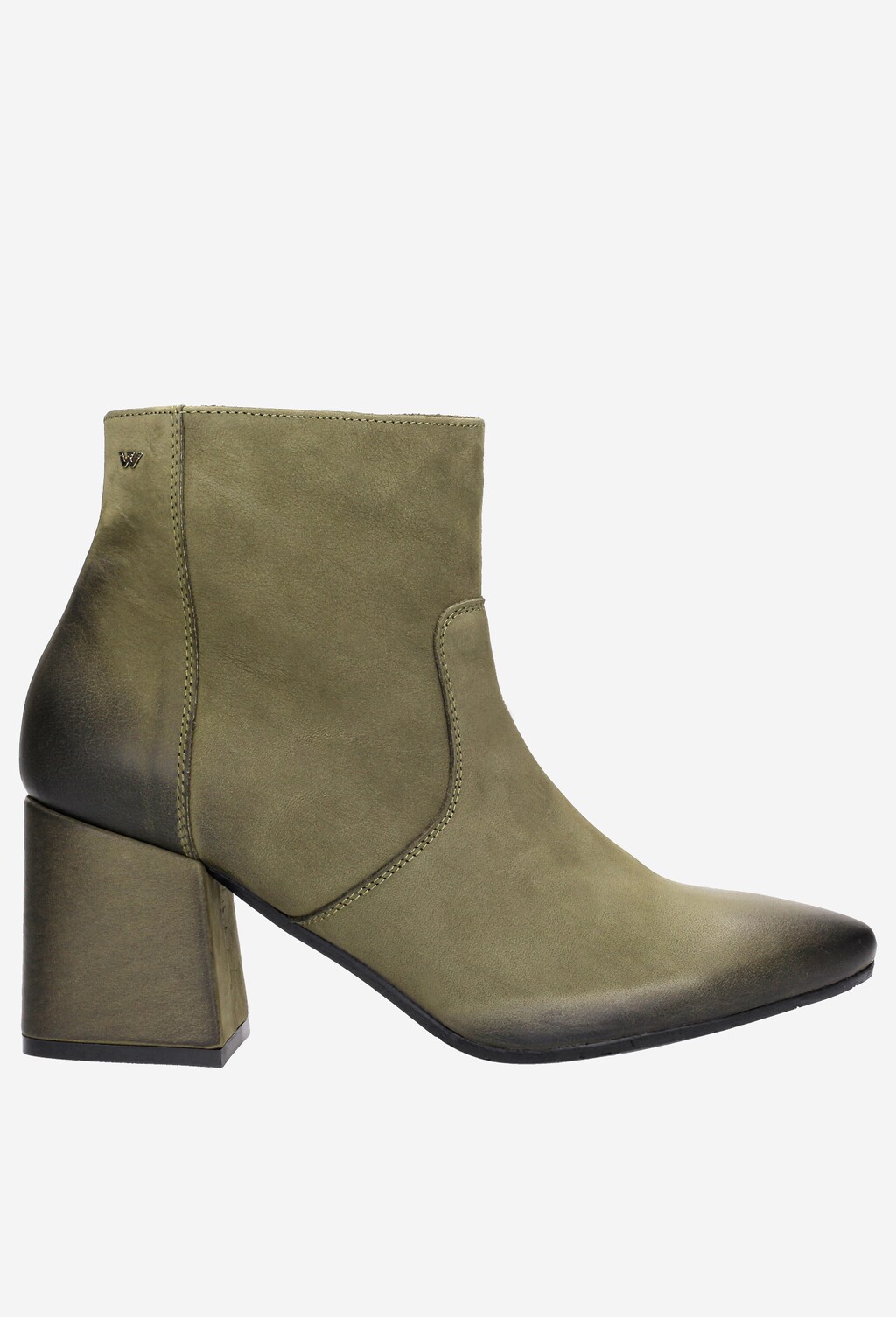 Zielone botki damskie 8600-27 Widok 2