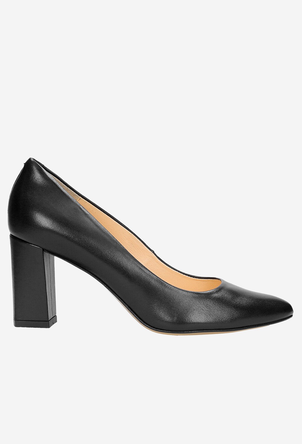 Czarne czółenka damskie 7382-51 Widok 2