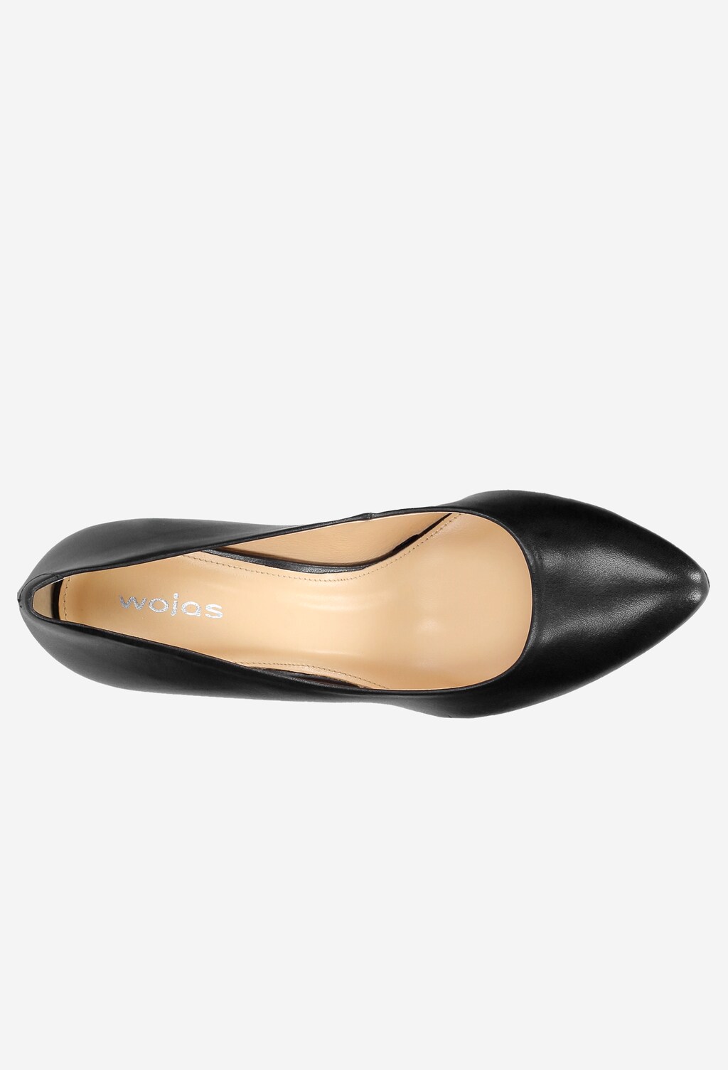 Czarne czółenka damskie 7382-51 Widok 5