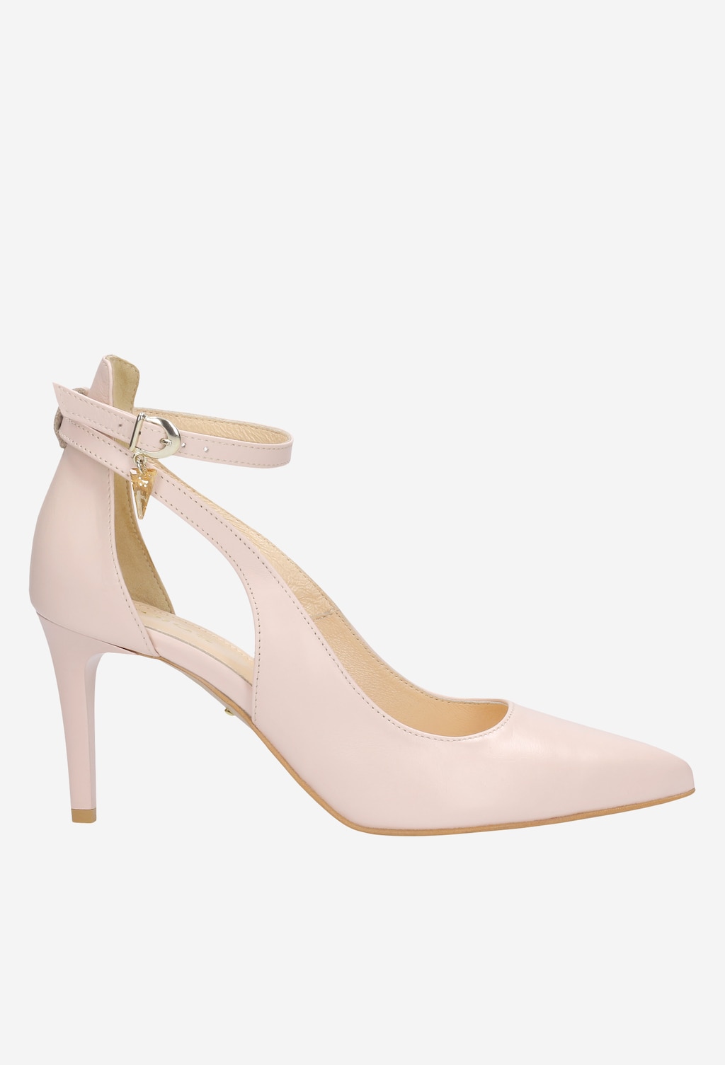 Elegantné dámske lodičky v neutrálnej béžovej farbe 9361-54 Widok 2