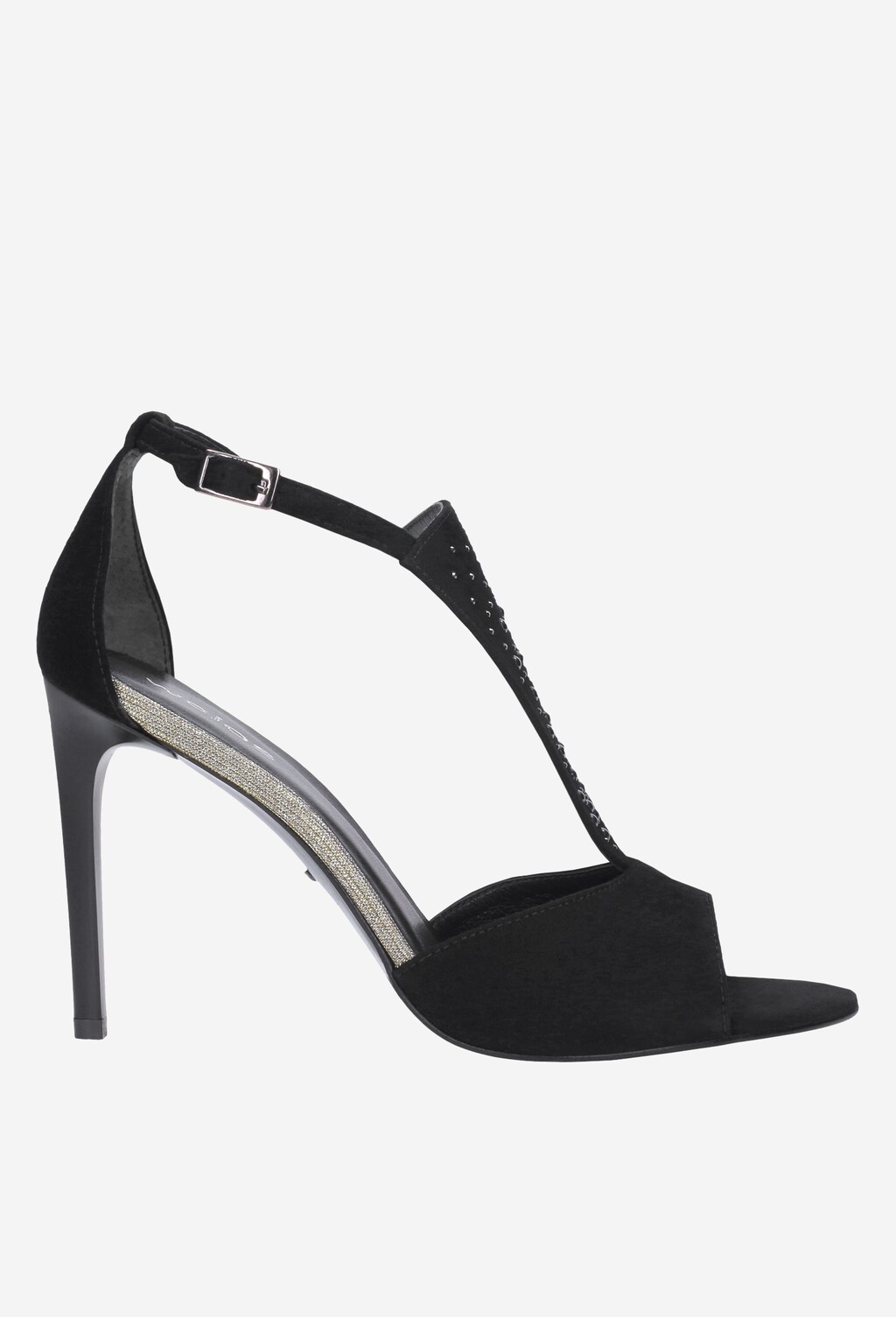 Czarne sandały damskie 9772-61 Widok 1