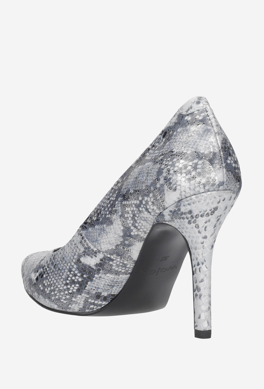 Srebrne czółenka damskie 9357-60 Widok 4