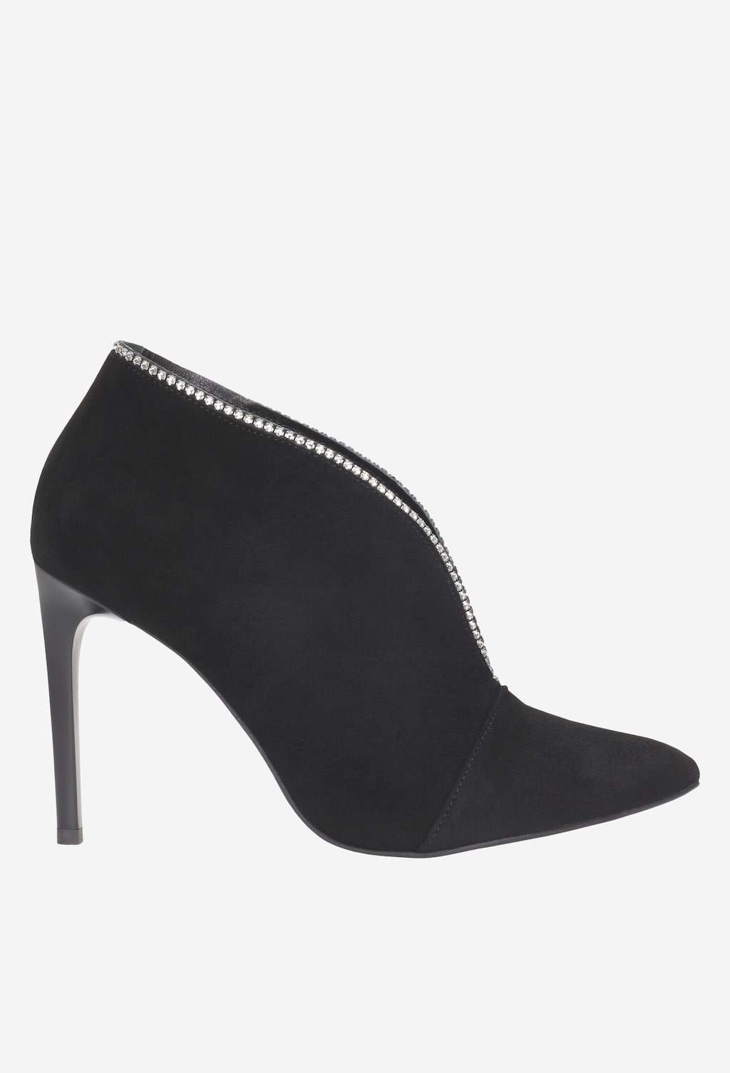 Czarne botki damskie 8590-61 Widok 2