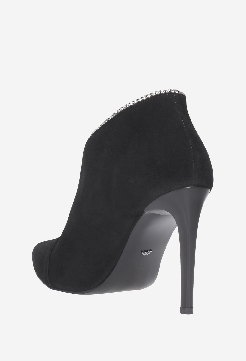 Czarne botki damskie 8590-61 Widok 4