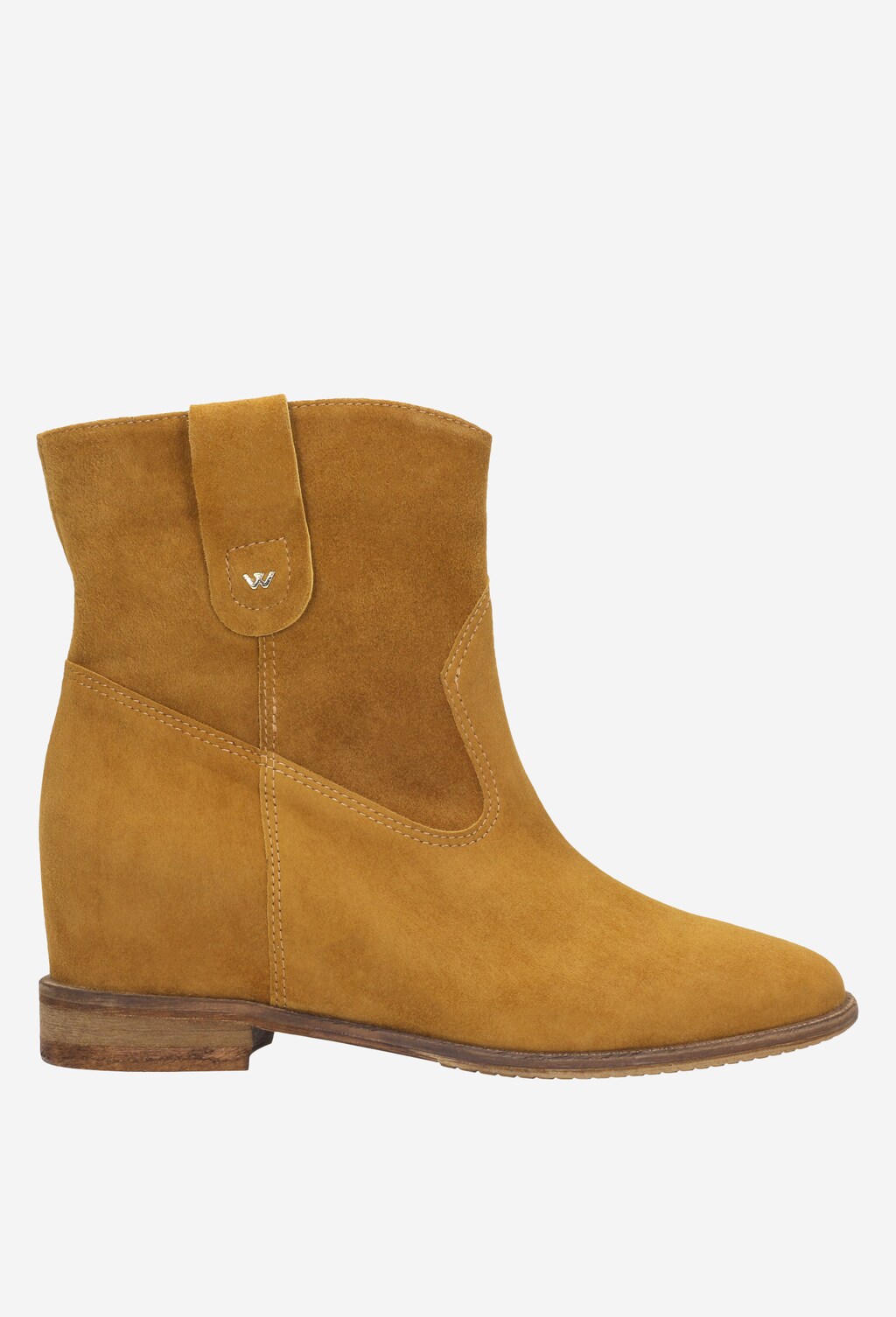 Brązowe botki damskie 7623-63 Widok 2