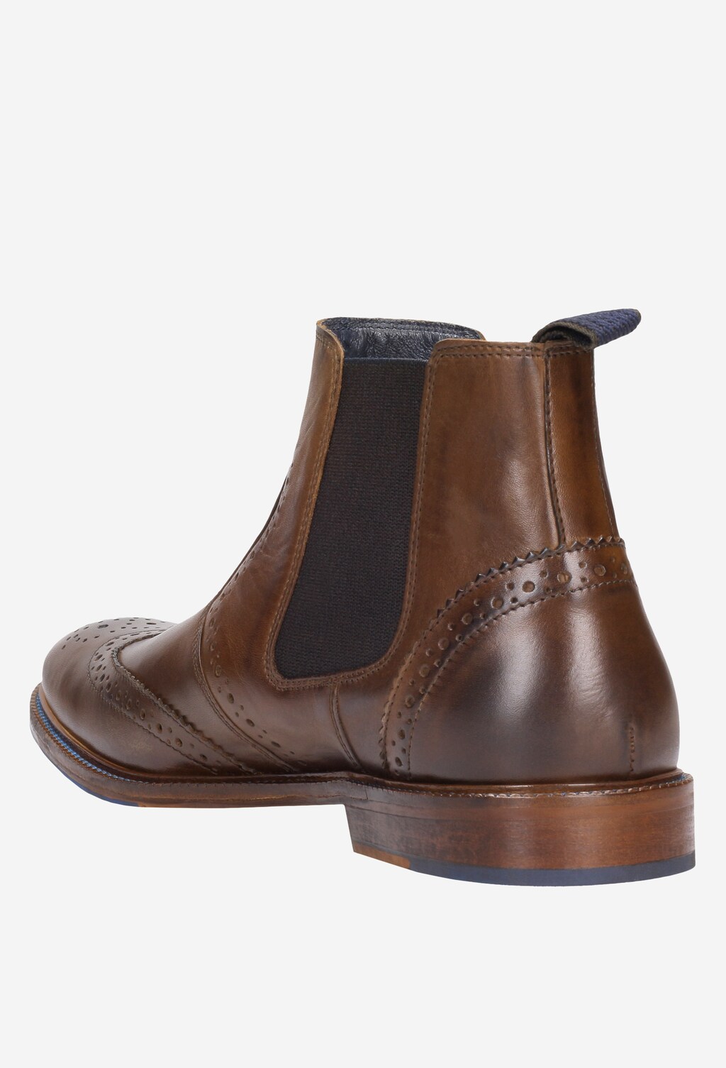 Brązowe botki męskie 8156-72 Widok 4