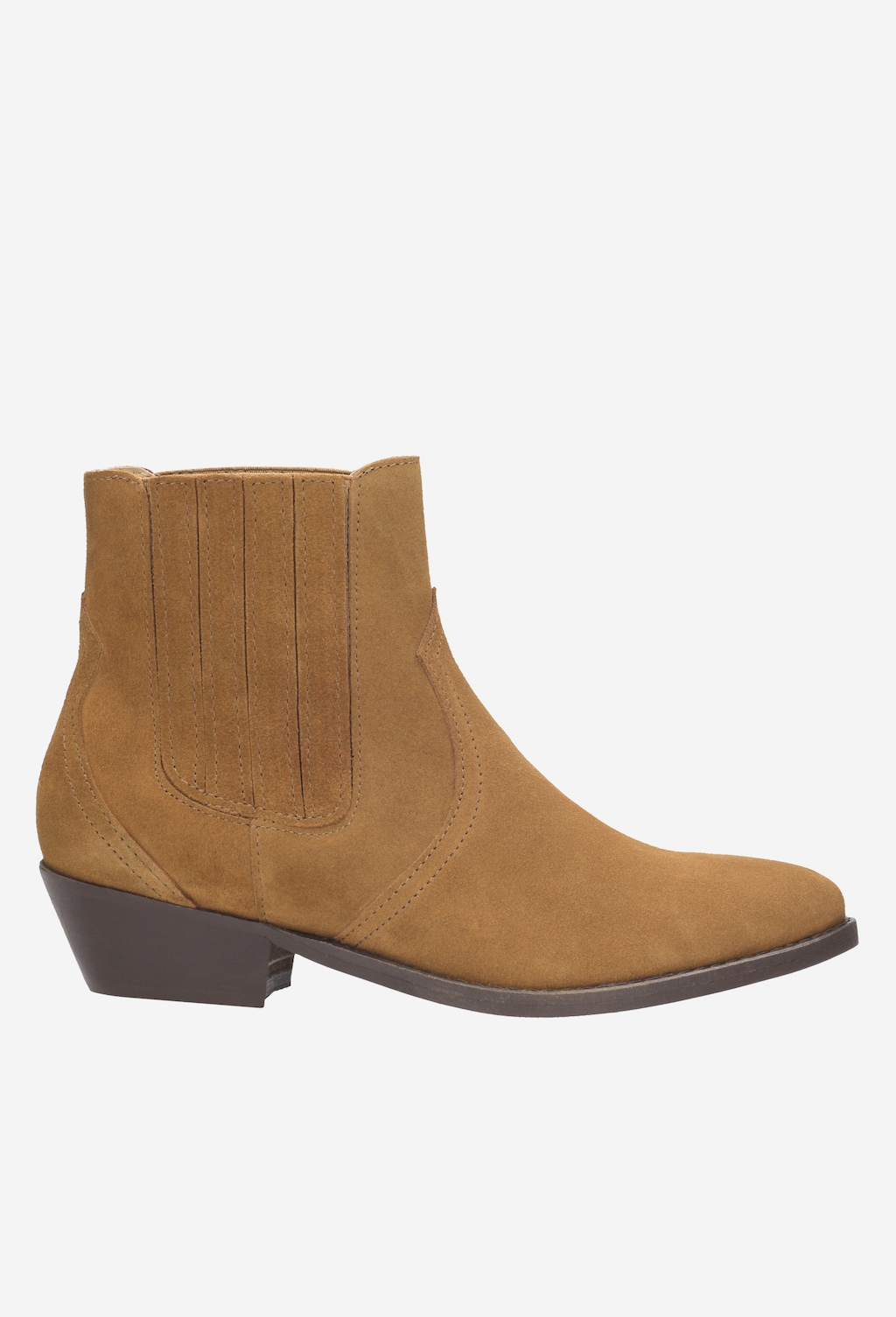 Brązowe botki damskie 8605-63 Widok 2