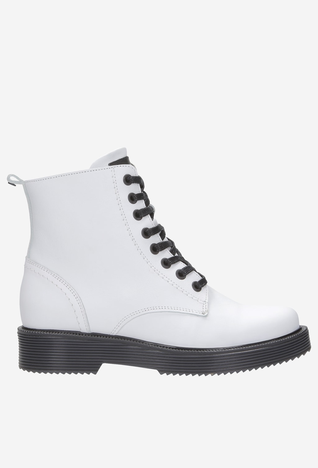 Białe trzewiki damskie 8678-59 Widok 2