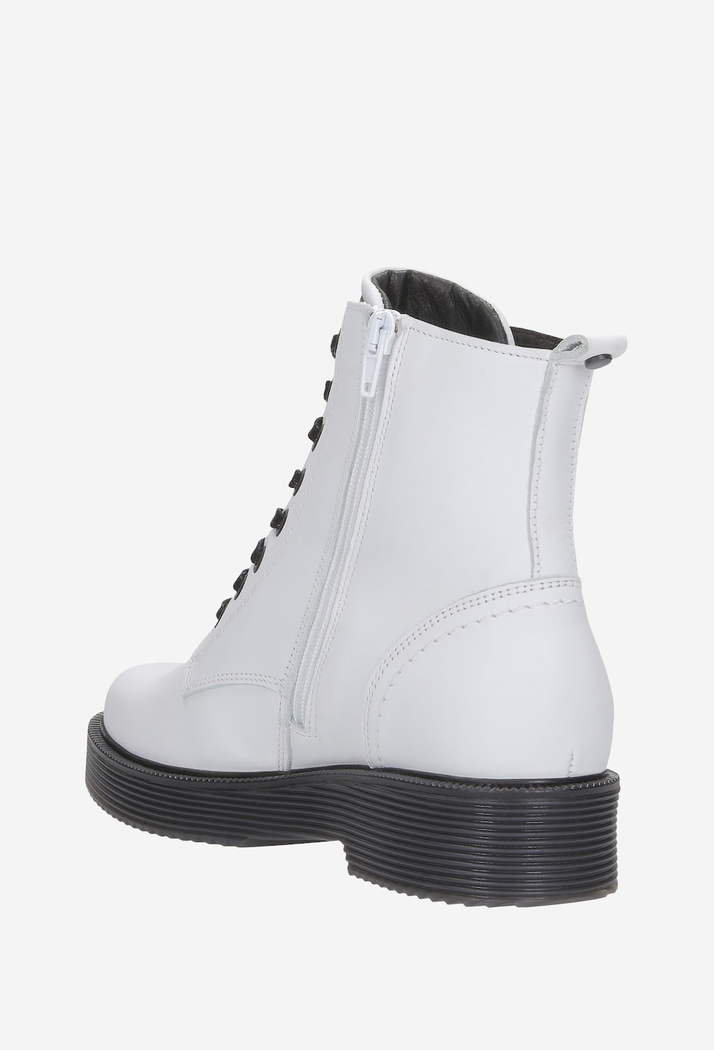 Białe trzewiki damskie 8678-59 Widok 4