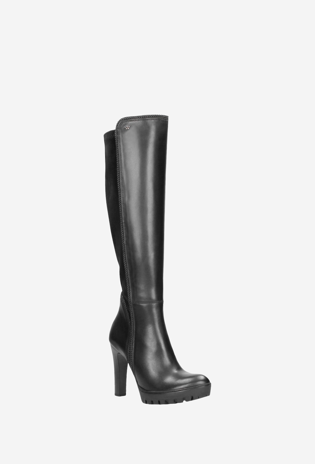 Czarne kozaki damskie 8745-91 Widok 3