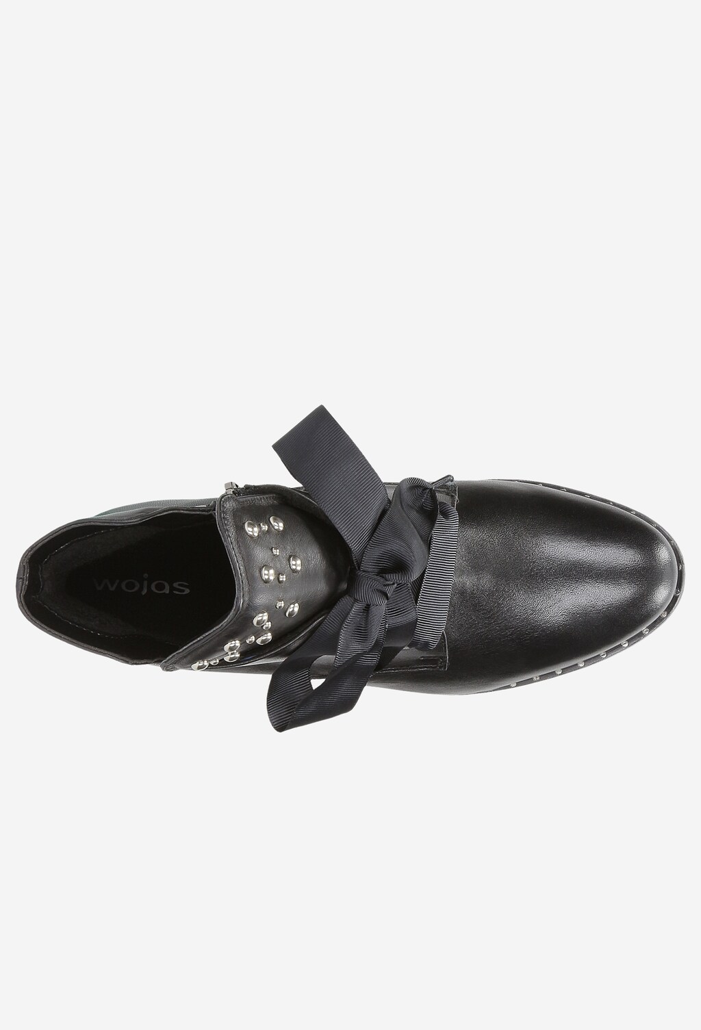 Czarne trzewiki damskie 8659-51 Widok 5