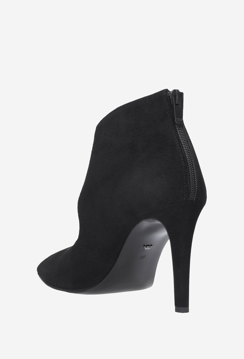 Czarne damskie botki 9551-61 Widok 4