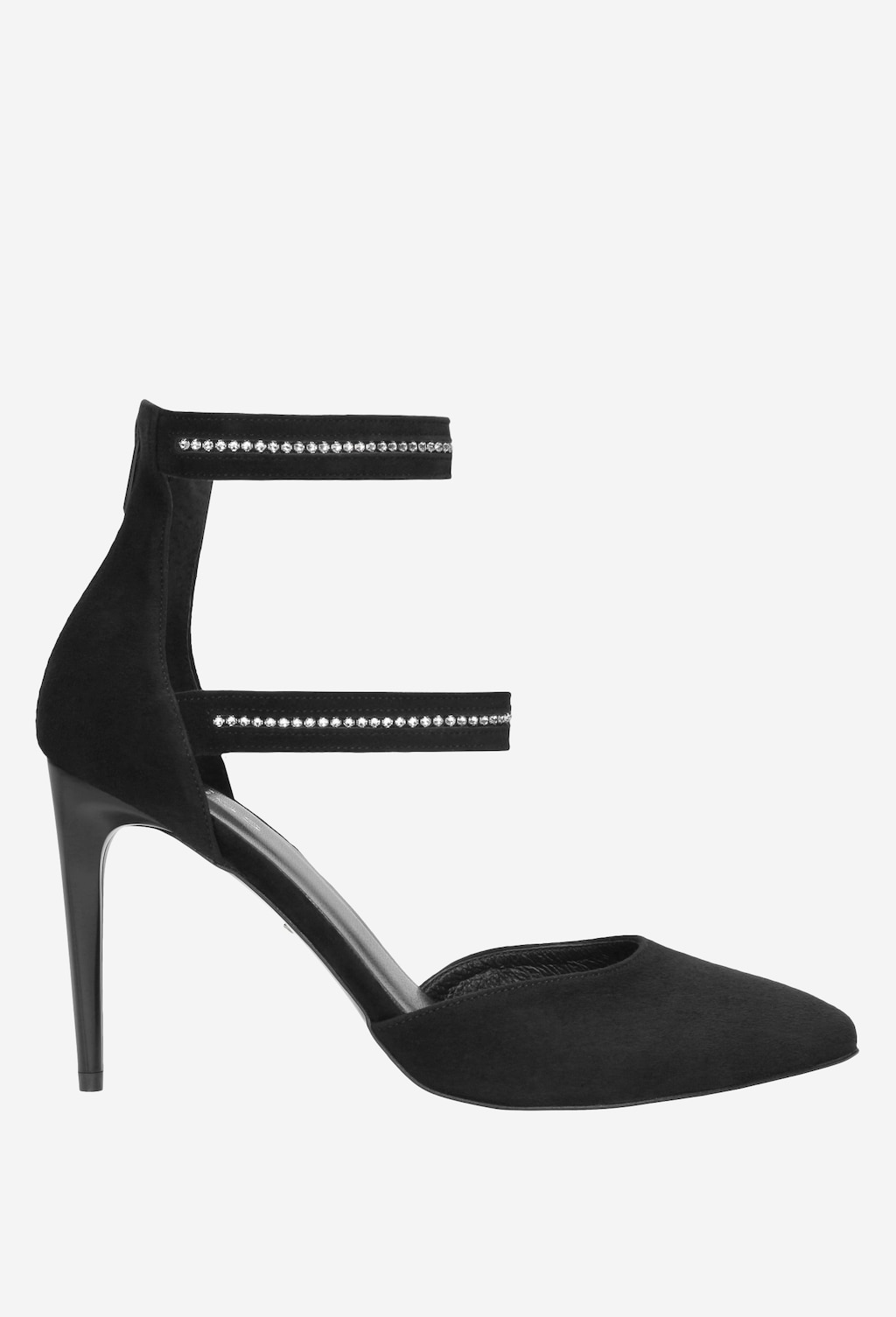 Czarne czółenka damskie 9354-61 Widok 1