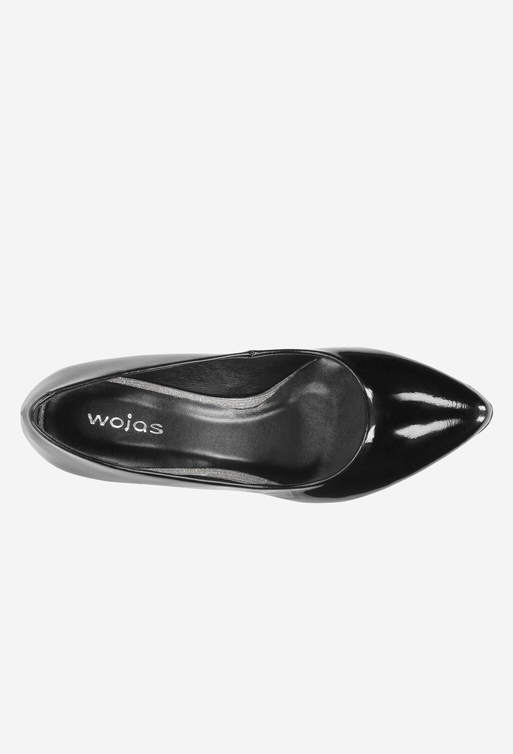 Czarne czółenka damskie 9352-31 Widok 5