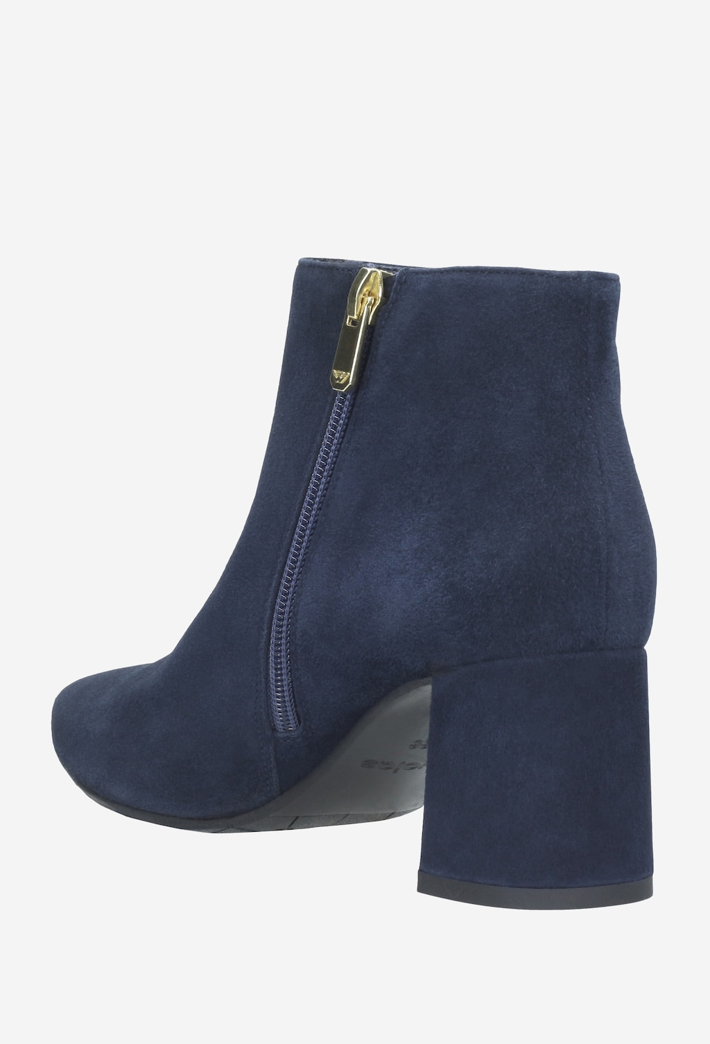 Granatowe damskie botki 9504-66 Widok 4