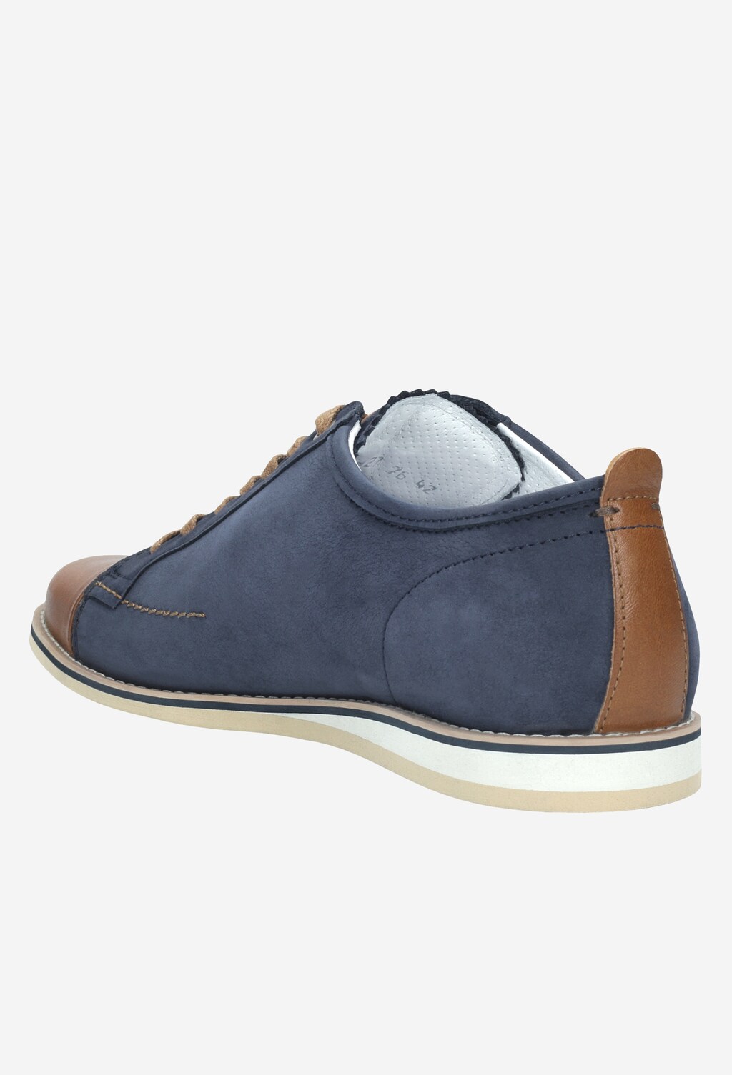 Granatowe półbuty męskie 9027-76 Widok 3