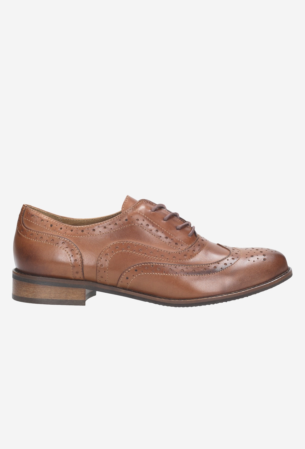 Brązowe półbuty damskie 9474-52 Widok 1