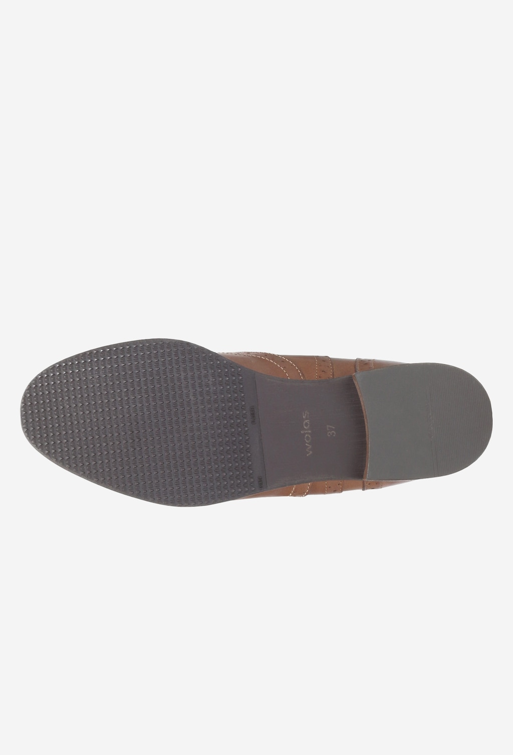 Brązowe półbuty damskie 9474-52 Widok 5