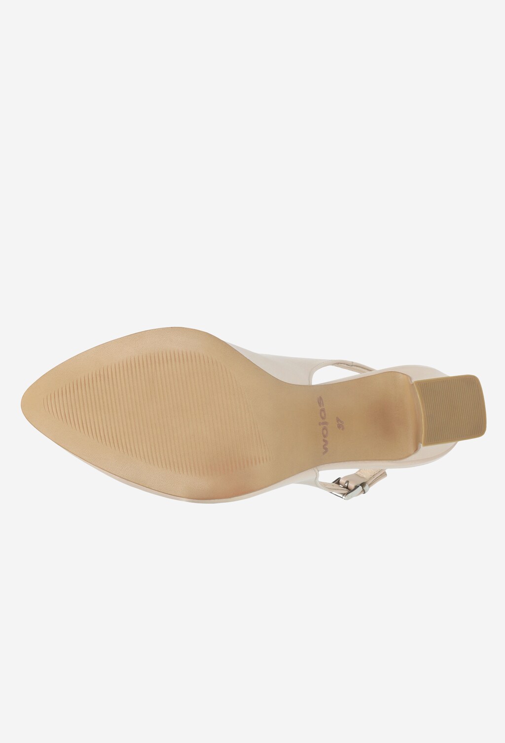 Beżowe czółenka damskie 35033-54 Widok 5