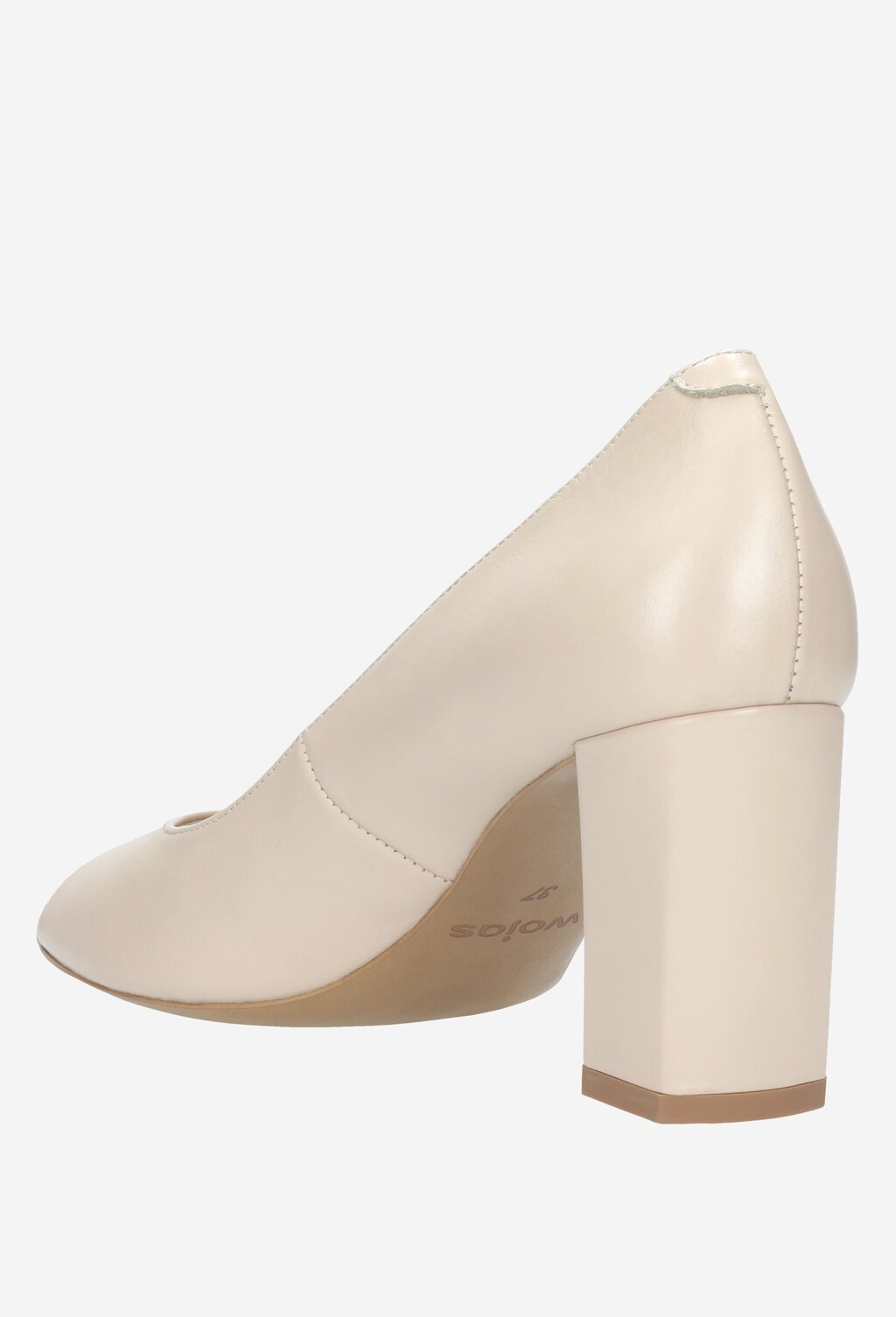 Beżowe czółenka damskie 9263-54 Widok 3