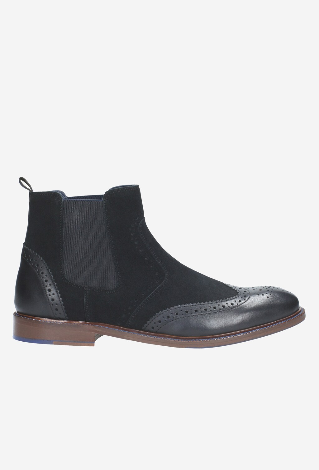 Czarne botki męskie 8156-71 Widok 1