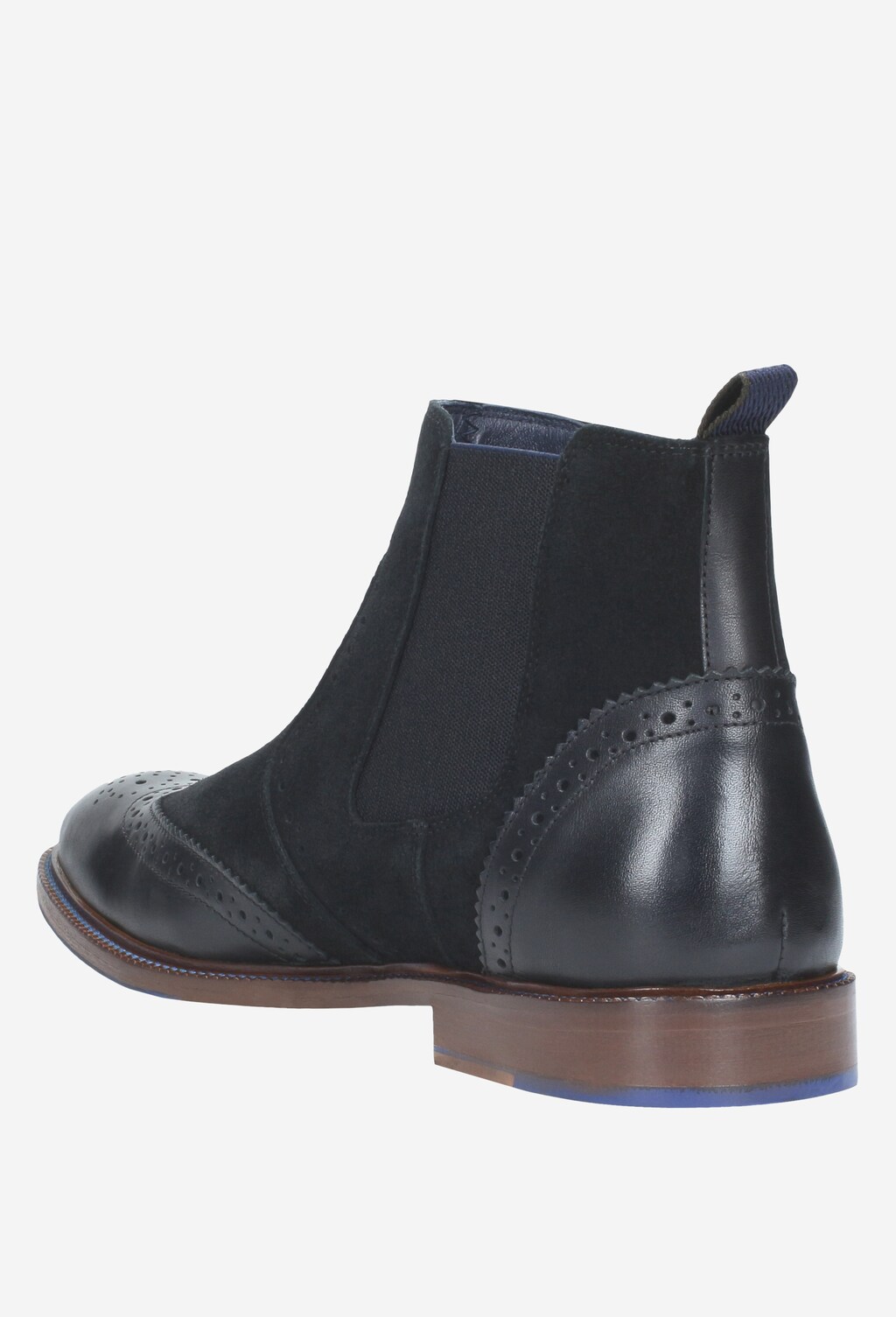 Czarne botki męskie 8156-71 Widok 3