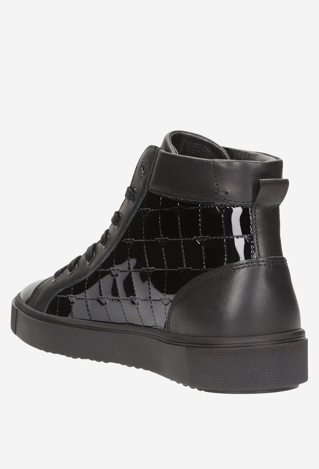 Czarne trzewiki damskie 8690-71 Widok 4