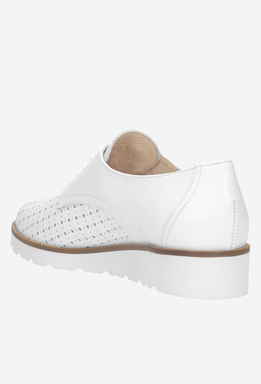 Białe damskie półbuty 9464-59 Widok 3