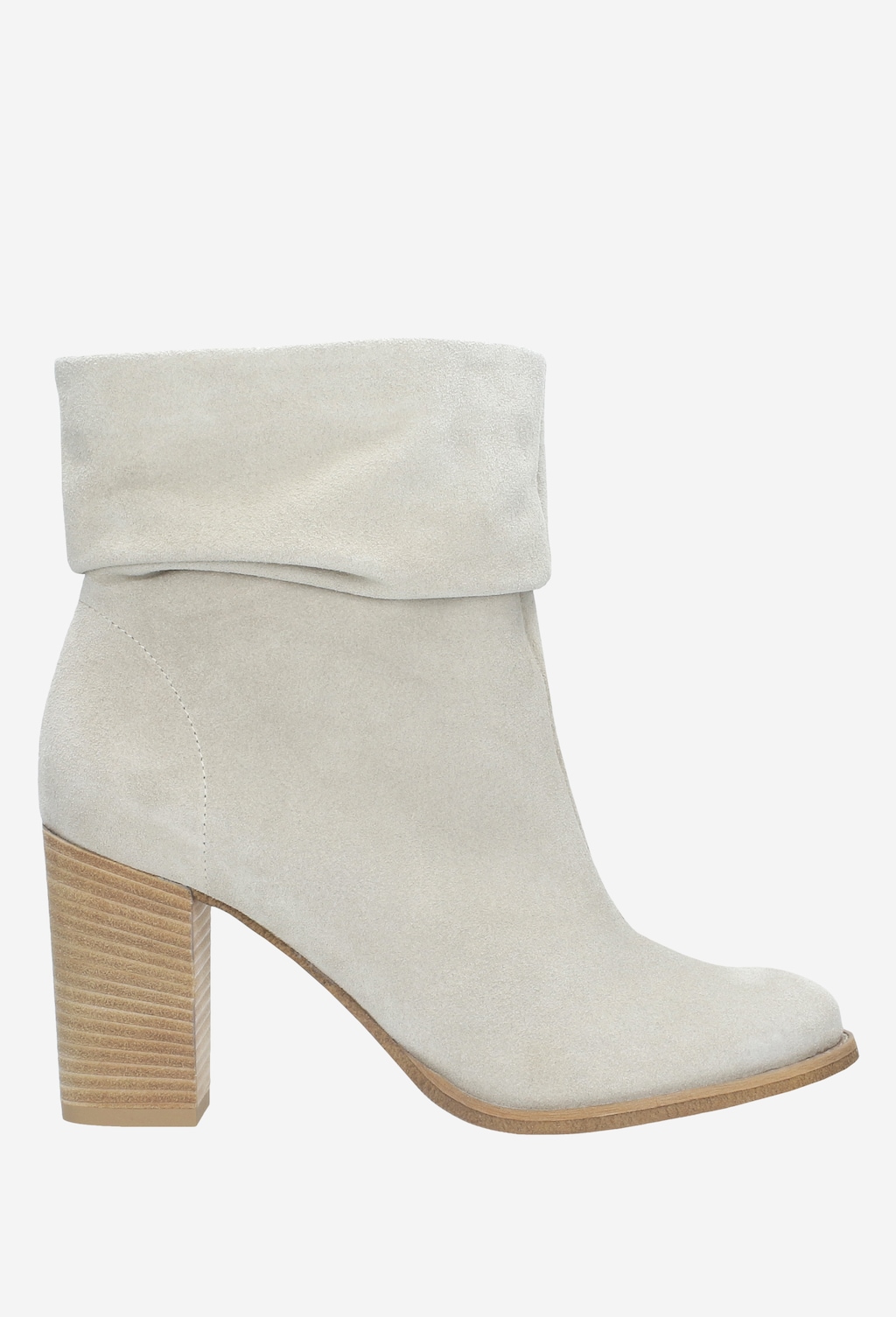 Beżowe botki damskie 9508-64 Widok 2