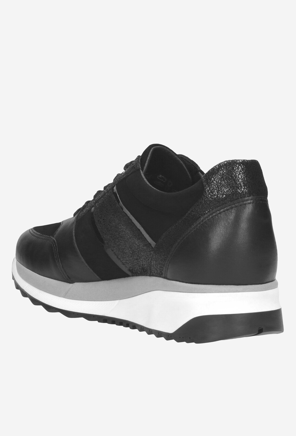 Sportowe  czarne półbuty damskie 9421-71 Widok 4