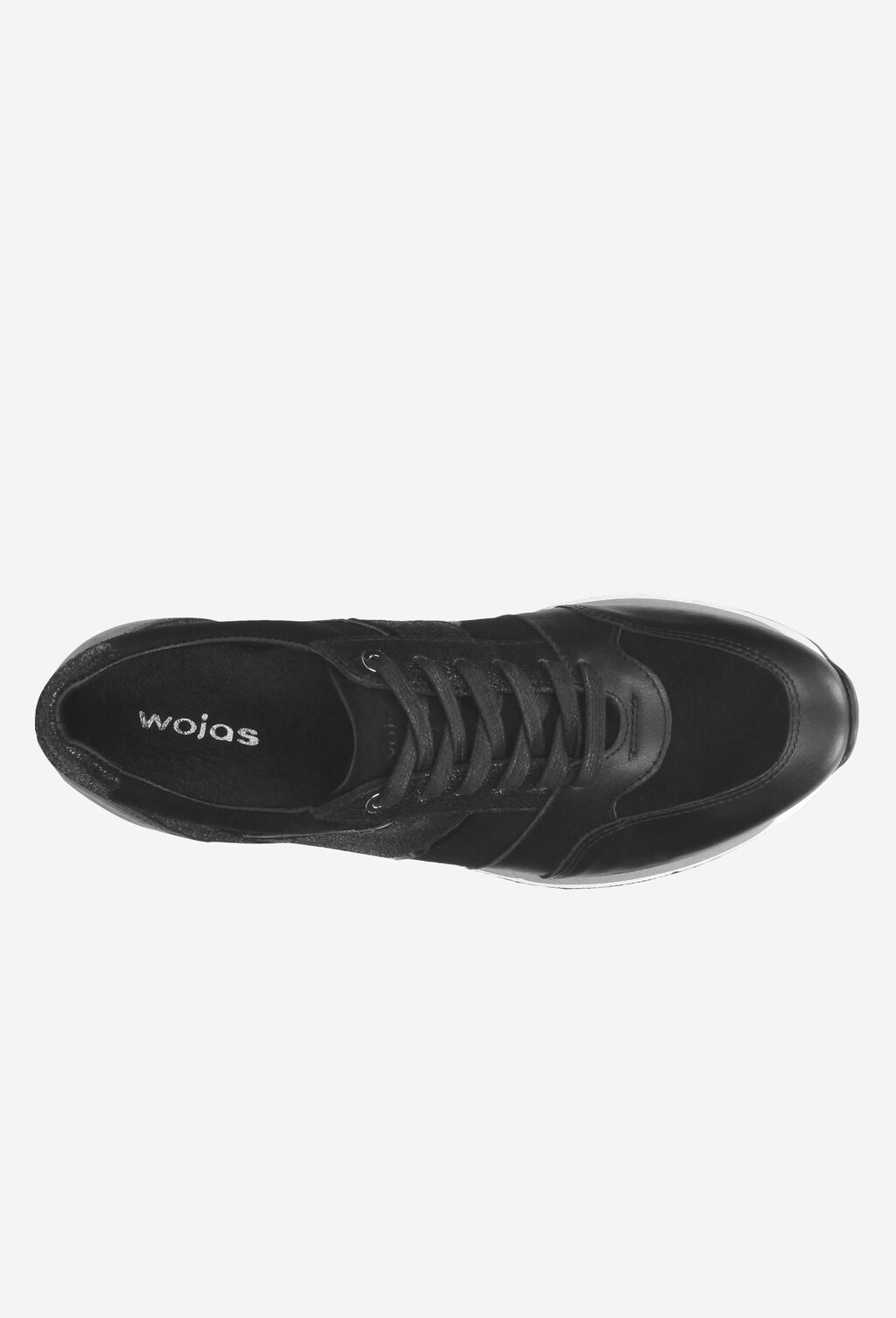 Sportowe  czarne półbuty damskie 9421-71 Widok 5