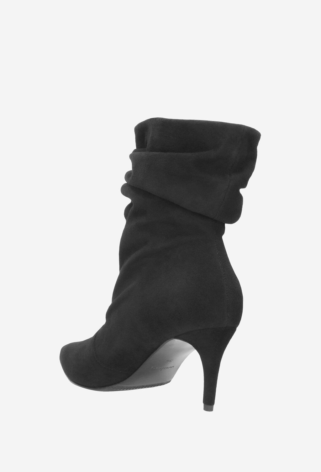 Czarne damskie botki 9513-61 Widok 4