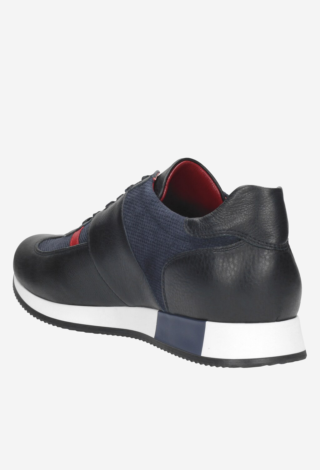 Sportowe  czarne półbuty męskie 9034-71 Widok 3