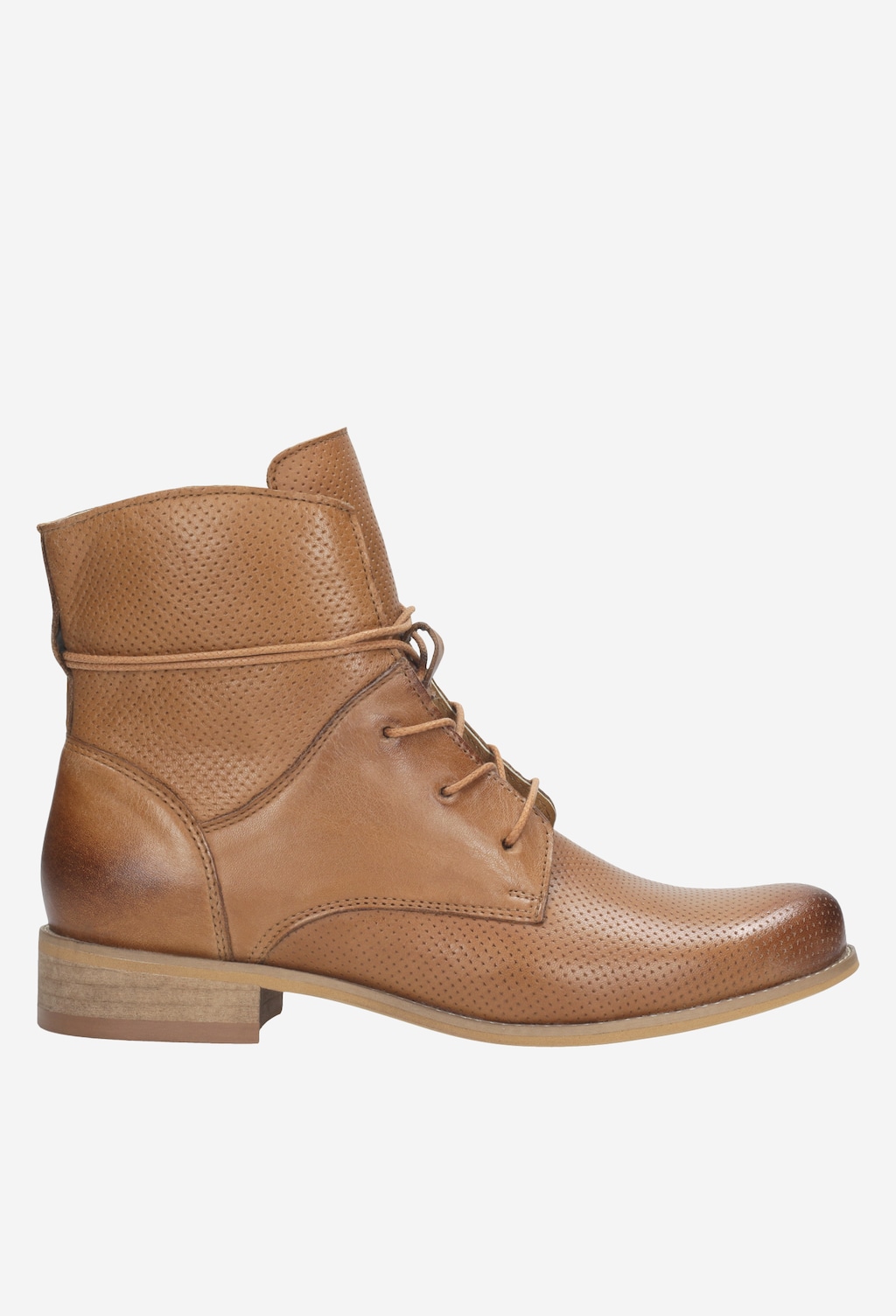 Brązowe damskie trzewiki 9601-53 Widok 2