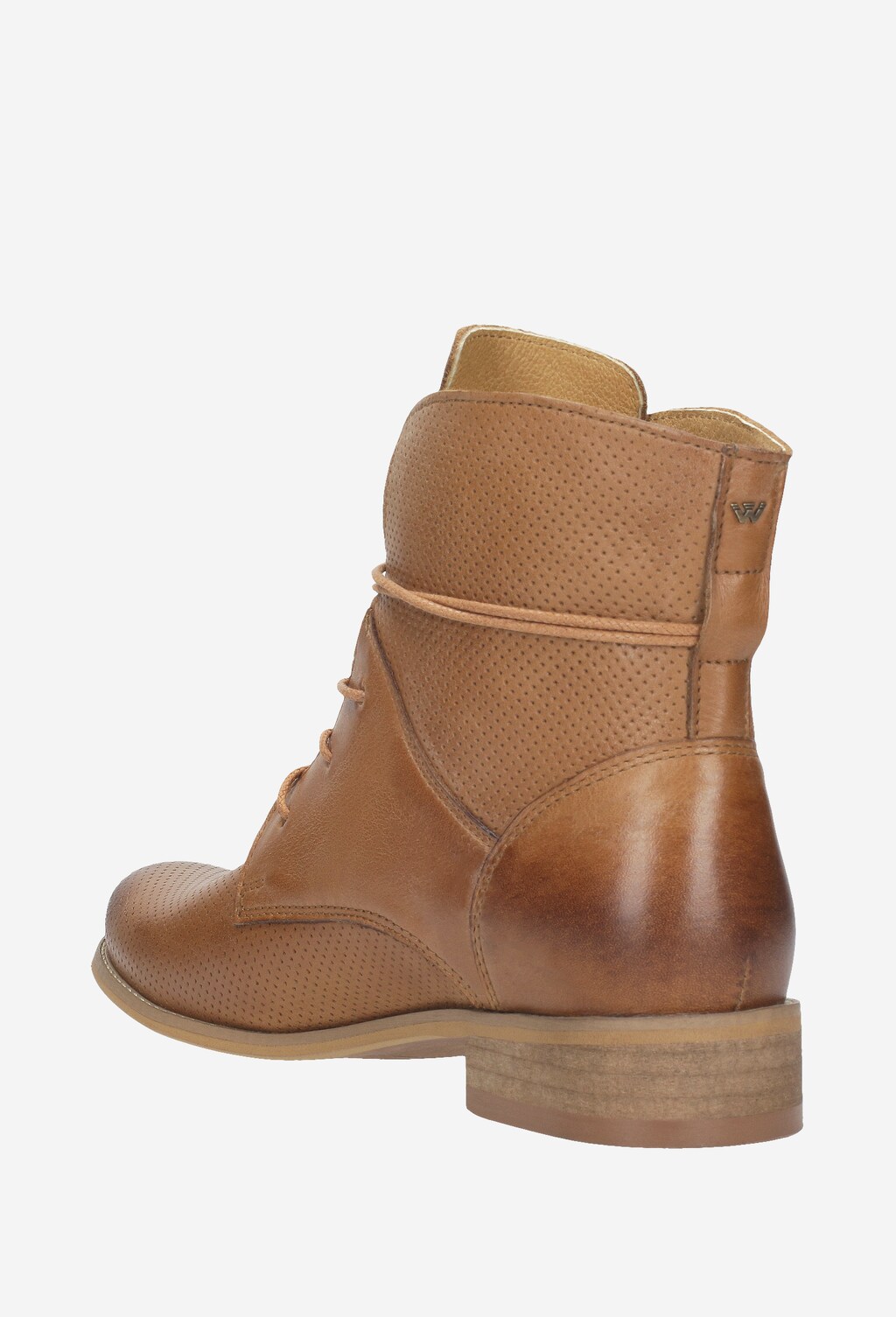 Brązowe damskie trzewiki 9601-53 Widok 4