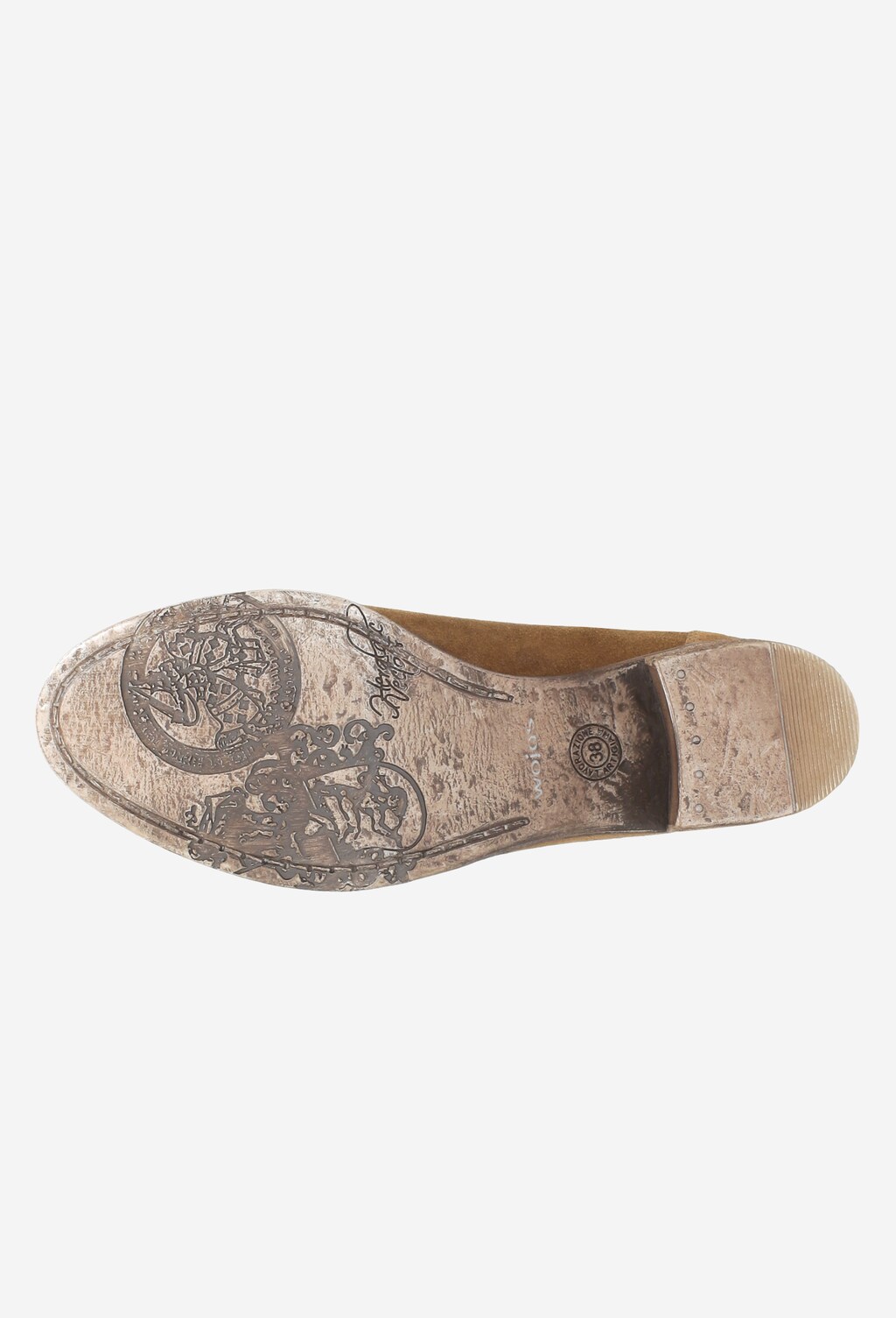 Brązowe botki damskie 9523-63 Widok 6