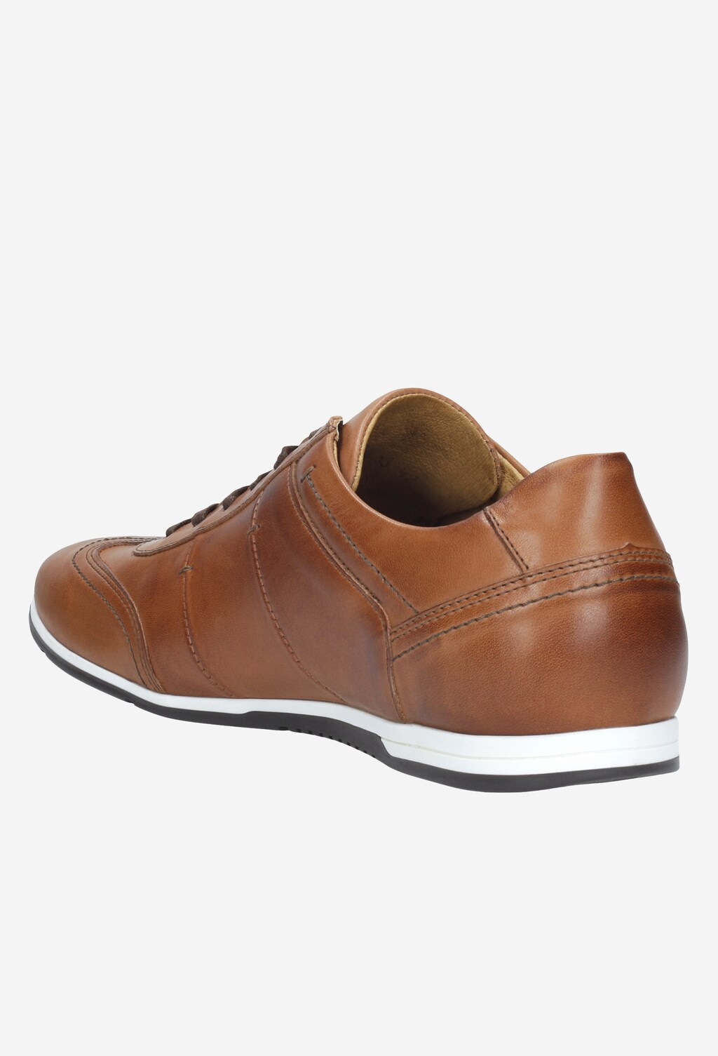 Brązowe półbuty męskie 9018-53 Widok 3